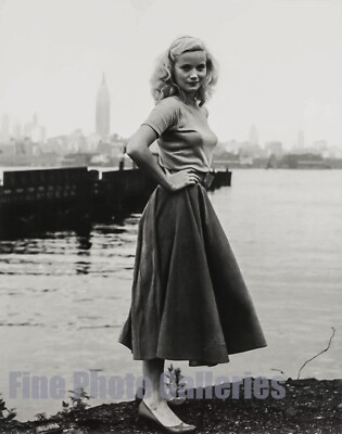 1954/76 Vintage EVA MARIE SAINT Actress PHILIPPE HALSMAN Duotone Photo Art 16x20