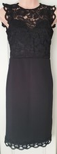 New LIPSY Size 8 Black Lace Bodycon Dress  Cocktail Evening Cruise Party,BNWT 