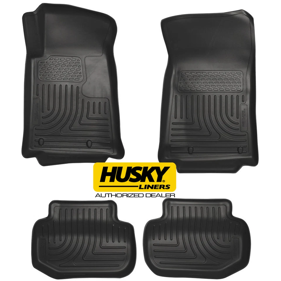 Alfombrillas negras delanteras traseras HUSKY 98121 WeatherBeater para Chevrolet Camaro 10-15 Foto 2 de 4