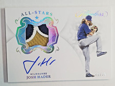 Josh Hader 2019 Panini Flawless All-Stars Jersey Patch Autograph 11/25 Auto card