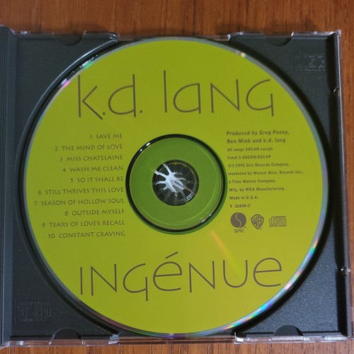 KD Lang CD Ingenue - Buy More, Save More SEE DESCRIPTION - Picture 4 of 5