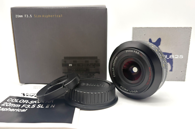 MINT] Voigtlander Color Skopar 20mm f/3.5 SL II Aspherical Canon
