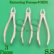 3 Extracting Forceps # MD2 Surgical Dental Instruments
