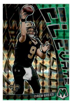 2023 Panini Mosaic #E-DB Drew Brees Elevate Green Mosaic Saints