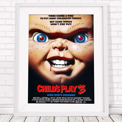 Child's Play 3 - Classic Horror Movie Poster Picture Print - Sizes A5 to A0