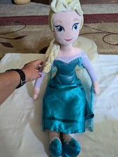 Walt Disney Frozen LARGE ELSA 25" Plush STUFFED DOLL Toy