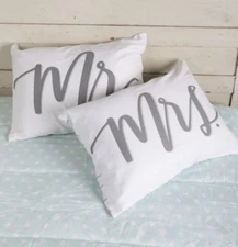 Cotton Pillowcase LOL Primitives By Kathy Mermaid Unicorn Mr Mrs Guest