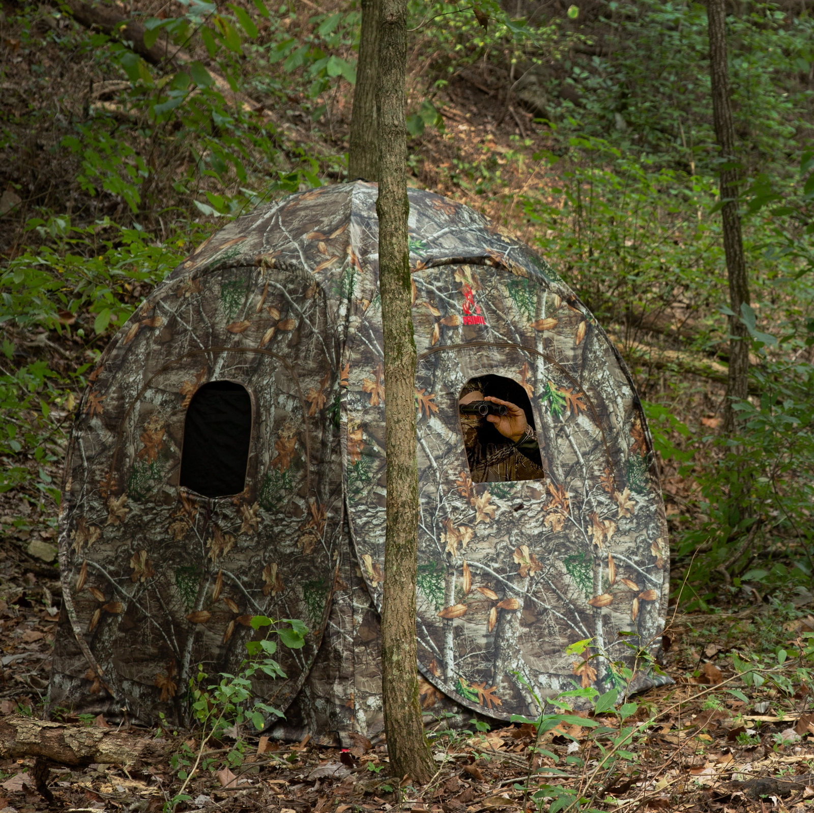 Primal Treestands Thunderdome Spring Steel 2Person Hunting Ground Blind eBay