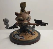 Marvel Q Fig Rocket Raccoon and Groot, Loot Box Exclusive