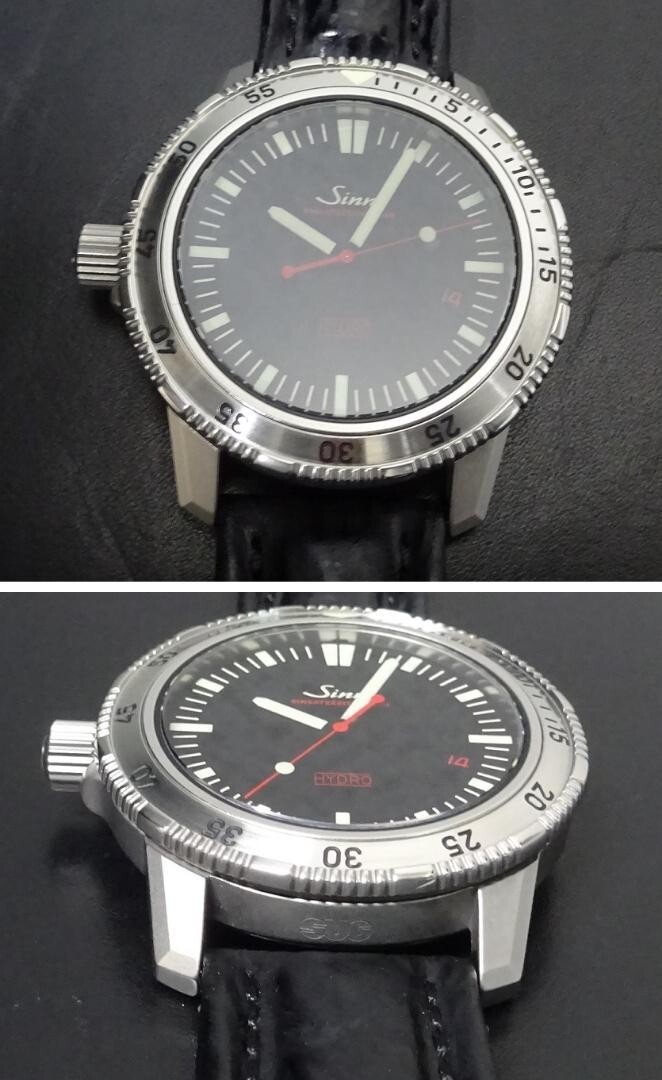 Sinn EZM2 ハイドロ　クォーツ　希少 Sinn 403 EZM2 Hydro Diver Black Dial 41mm Quartz 5000m