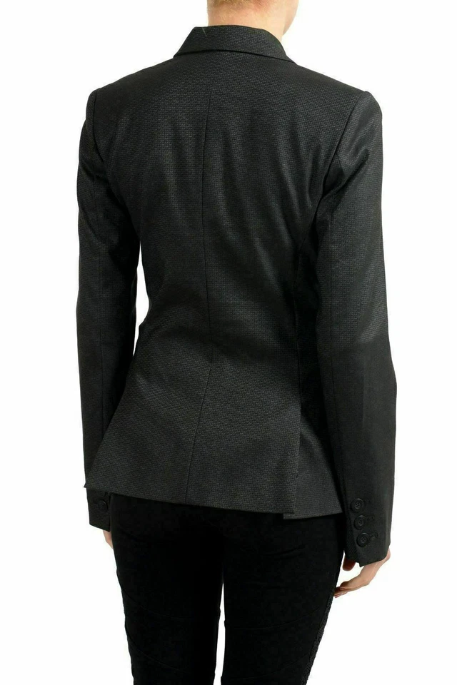 Blazer para mujer Just Cavalli gris doble botonadura US S IT 40 Foto 2 de 4
