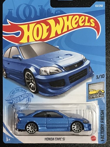 Hot Wheels Honda Civic Si Blue #63