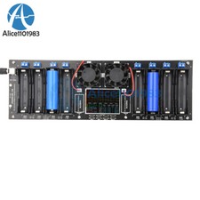 2.4" 8 Channel 18650 Battery Capacity Internal Resistance Tester Auto Charging