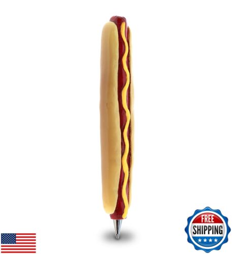 Planet Pens Hot Dog Writing Pen - Unique Office Desk Accessories and Writing