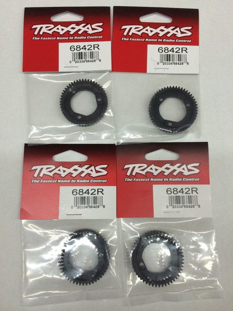Traxxas Slash 4X4 50T 0.8P Center Differential Spur Gear (4 Pack) 6842R | eBay