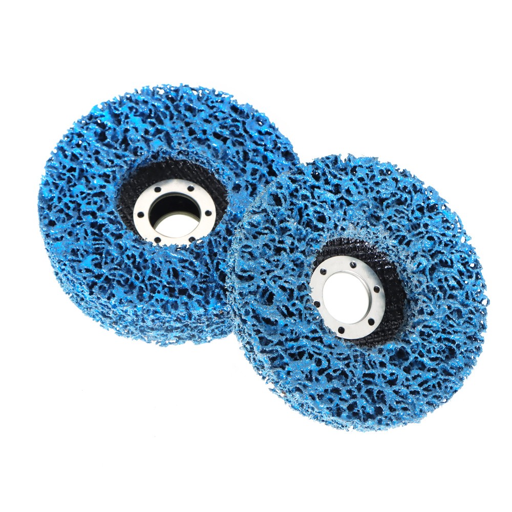 10 PCS 4.5"x 7/8" Blue Strip and Easy Clean Discs Removes Rust Strips Paint