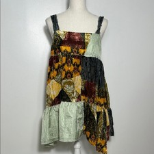 Urban Outfitters Patchwork Sleeveless Dress Medium 