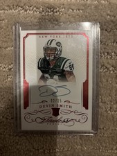 Panini Flawless Rookie Red On Card Autograph Jets Devin Smith  /15  2015