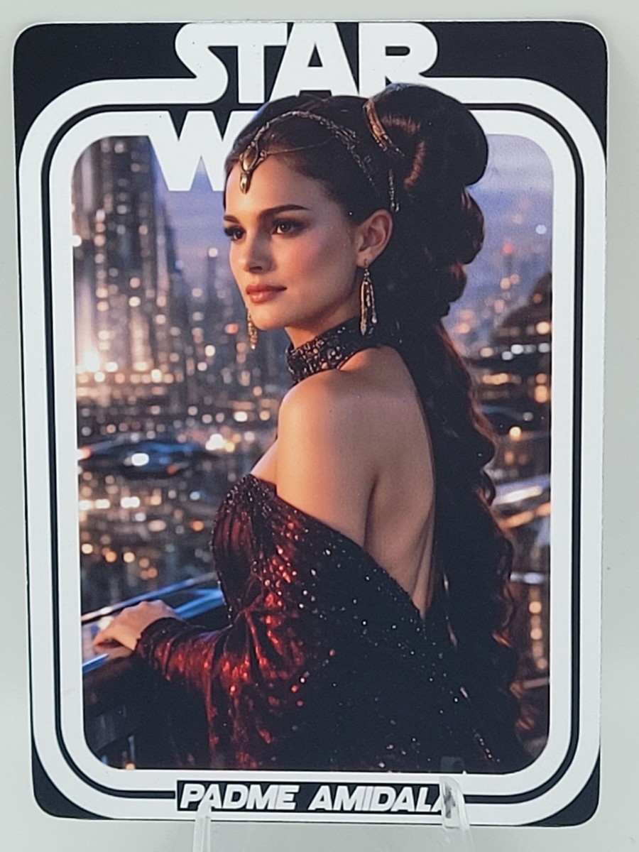 Star Wars Padme Amidala Hot Spicy Custom Trading Card | eBay