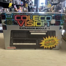 Coleco Expansion Module 1 ColecoVision Console with Box and Paperwork Untested