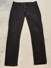 Calvin Klein Jeans Womens 30/10 Legging Black Stretch Denim Skinny Casual