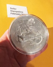 2018 Royal Mint Silver Valiant George & the Dragon 10oz Coin CGT Free