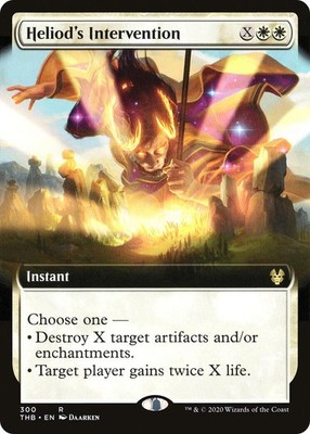 Heliod's Intervention (Extended Art) #300 (NM) Theros Beyond Death (THB) MTG