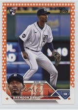 2023 Topps Complete Set Fanatics Exclusive Orange Star /99 Brendon Davis 0c4