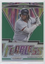 2021 Panini Prizm Fearless Green Prizm Josh Bell #FR-19 0nr3