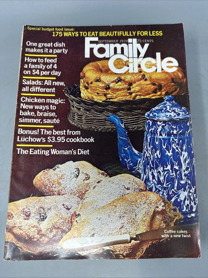 Vintage FAMILY CIRCLE Magazine LOT of 13 Issues 1980s 1970s 1973 1974 1975 1981 - Image 4 of 4