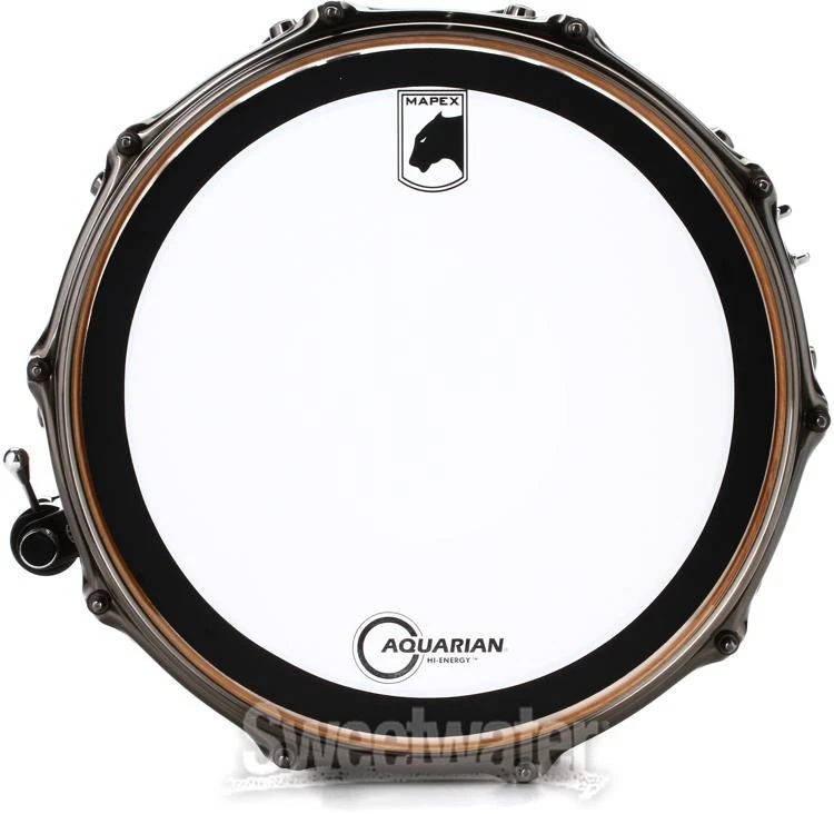 Máquina de laboratorio Mapex Black Panther Design caja tambor - 14" x 5,5" - satinado natural Foto 3 de 4