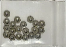#2-56 STEEL HEX NUTS (20 PCS.)