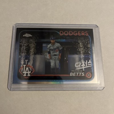 2024 Topps Chrome - Image Variation Mookie Betts #296 Emerging From Dugout SSP