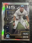 2025 Bowman Chrome Konnor Griffin Top 100 Prospect Card #BTP-45 Pirates