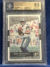 2016 Donruss Optic - The Rookies Dak Prescott #TR-DP (RC) BGS 9.5