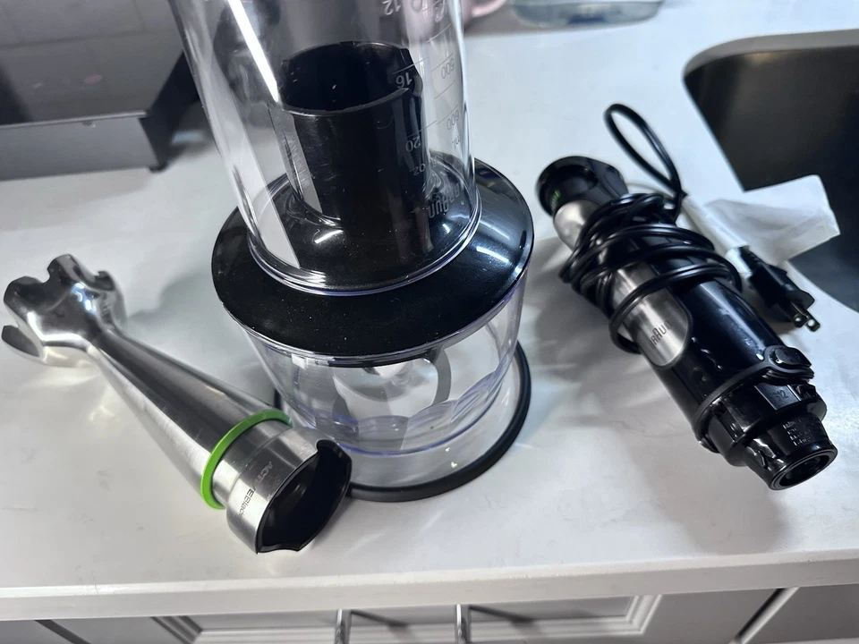 Braun MultiQuick 9 Hand Blender + Accessories (Excellent Condition) - Image 4 of 4