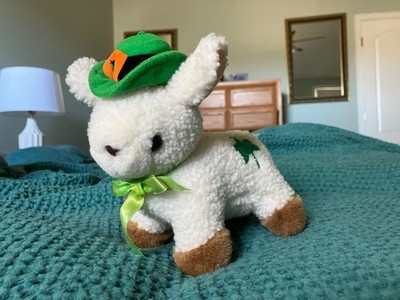 Kiddifen Dublin Irish Plush Lamb St Patrick's Day Decor 7''