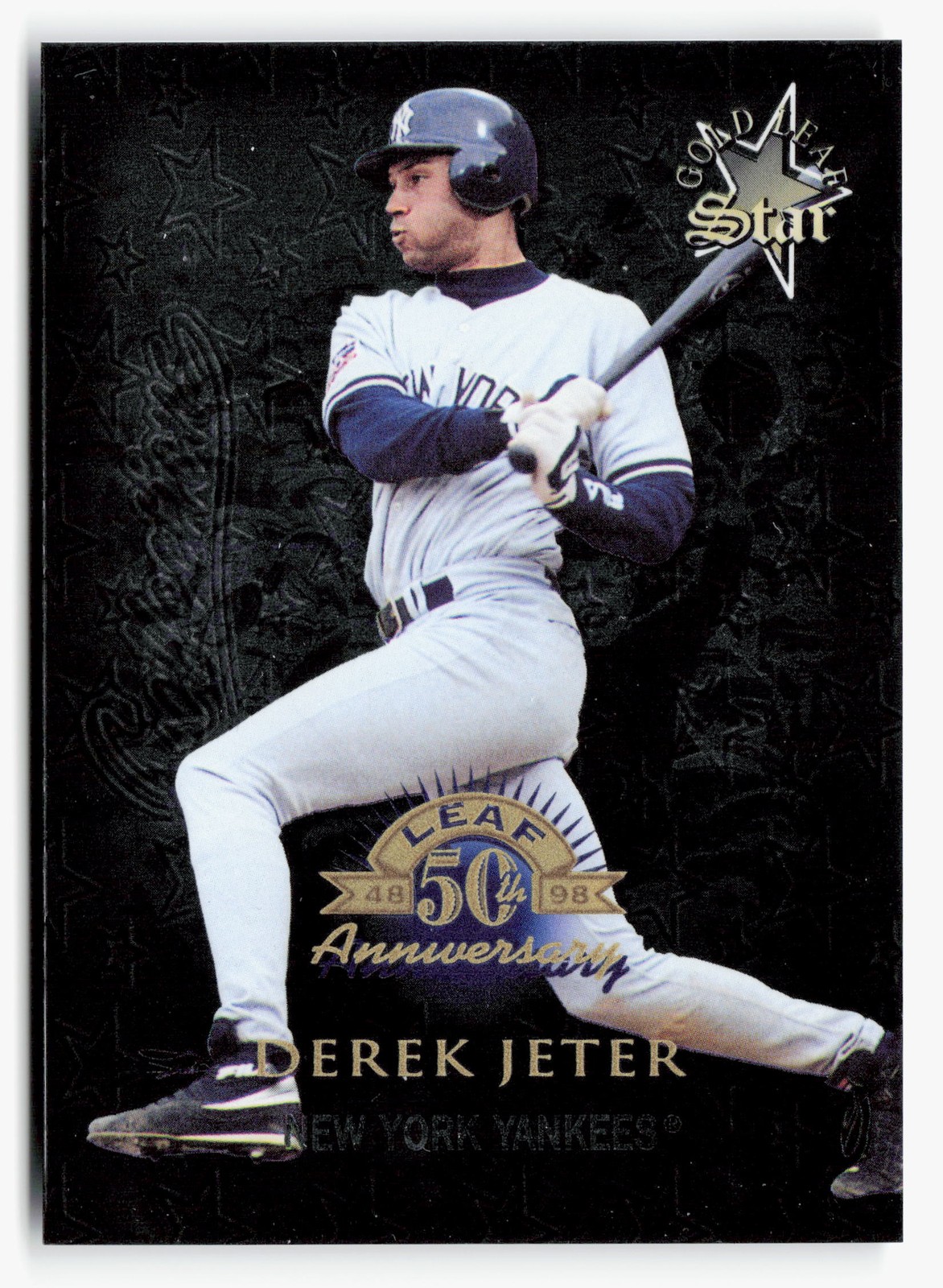 1998 Leaf #164 Derek Jeter GOLD LEAF STARS New York Yankees QTY Available