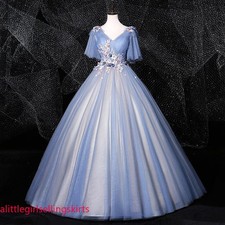 Hot Evening Formal Ball Gown Prom Bridesmaid Acting Tutu Dress Graduation Party