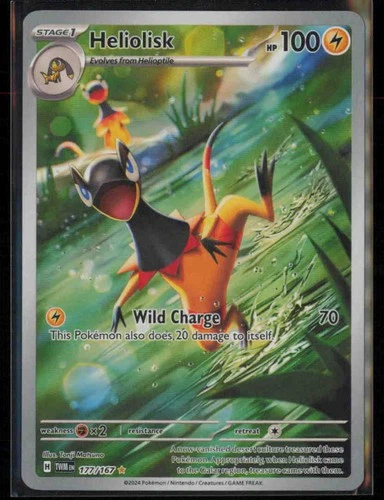 Heliolisk Holo Illustration Rare SV06: Twilight Masquerade 177/167 NM