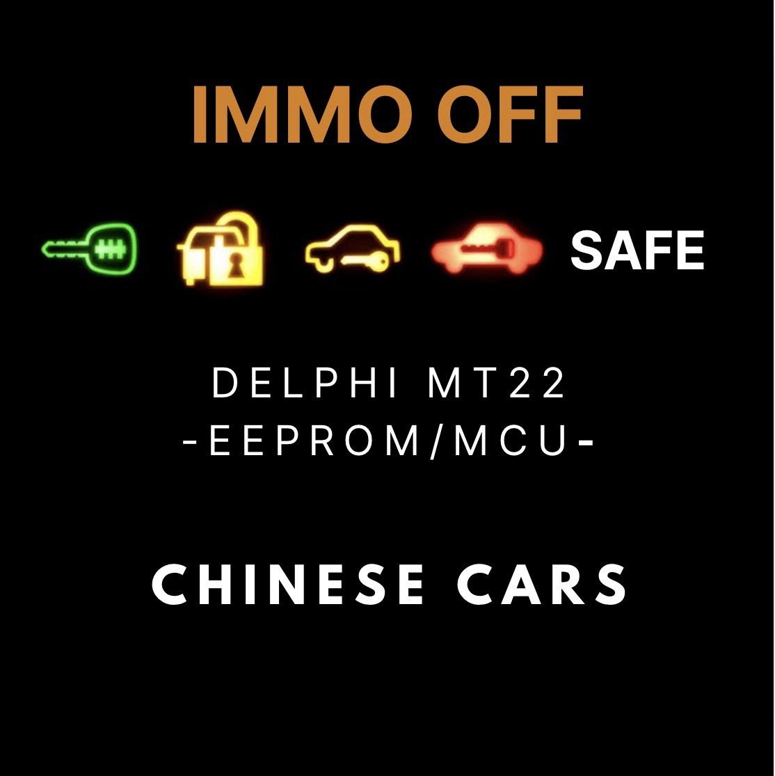 IMMO OFF PSA Delphi MT22 reparer le blocage anti-demarrage via Flash