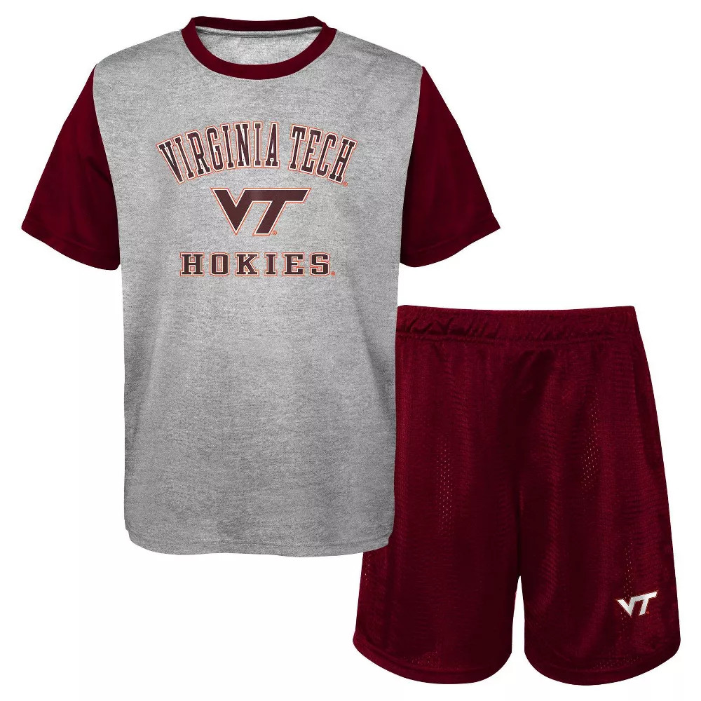 Комплект футболок и шорт для маленьких мальчиков NCAA Virginia Tech Hokies - от 2 лет 3290₽