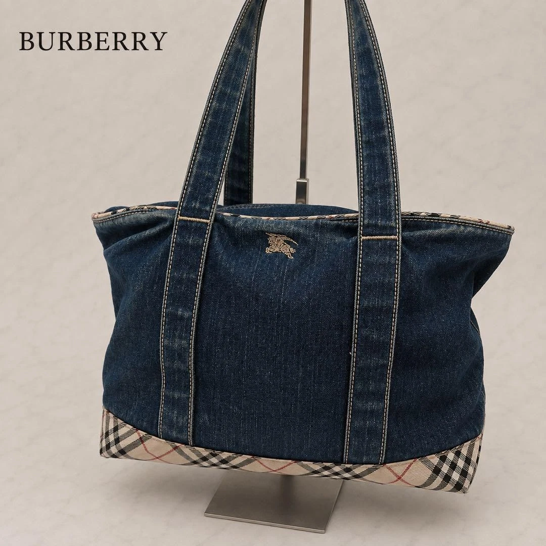 Burberry Denim Exterior Bags & Handbags for Women for sale | eBay
