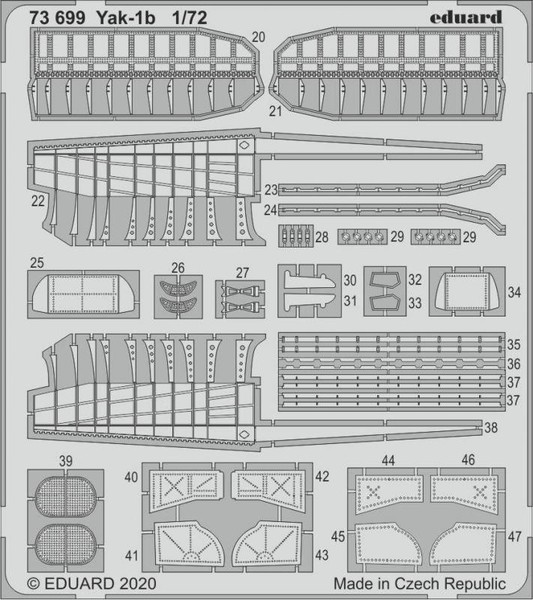 Eduard Accessories 73699 - 1:72 Yak-1B For Arma Hobby - Neu-image