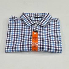 Kirkland Signature Men  s Performance Sport Shirt,Multicolor, XXL 18-18.5, 34/35 