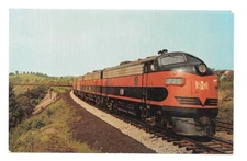 Bessemer & Lake Erie Railroad Locomotive, Engine No. 725 Train Postcard