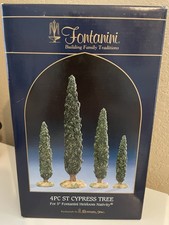 NEW Fontanini 54601 Cypress Tree 4-Piece Set