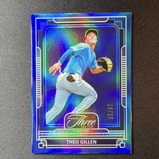 Panini 2025 Three and Two Theo Gillen Rays Parallel Baseball Card #9 /25 