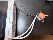 USED LIAN LI GALAHAD AIO Cooler 360mm WHITE Radiator Liquid CPU Cooler RGB