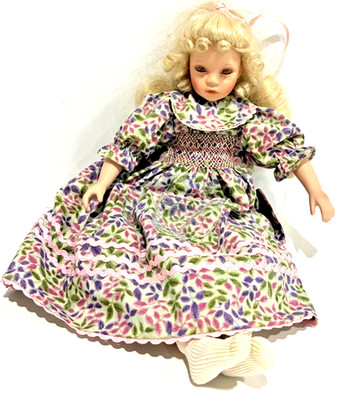 VTG Porcelain Doll Pauline B Jonness Jacobsen Limited Ed Cottagecore Shabby Chic
